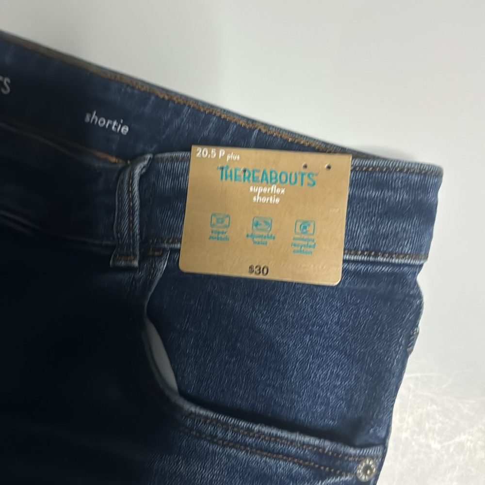 Thereabouts Girls Plus Jeans Short - Picture 4 of 4